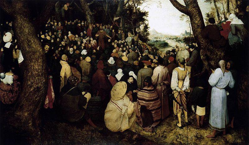 Pieter Bruegel the Elder The Sermon of St John the Baptist oil painting image